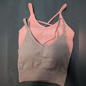 Lemon 2 Pack Ribbed Yoga Bra